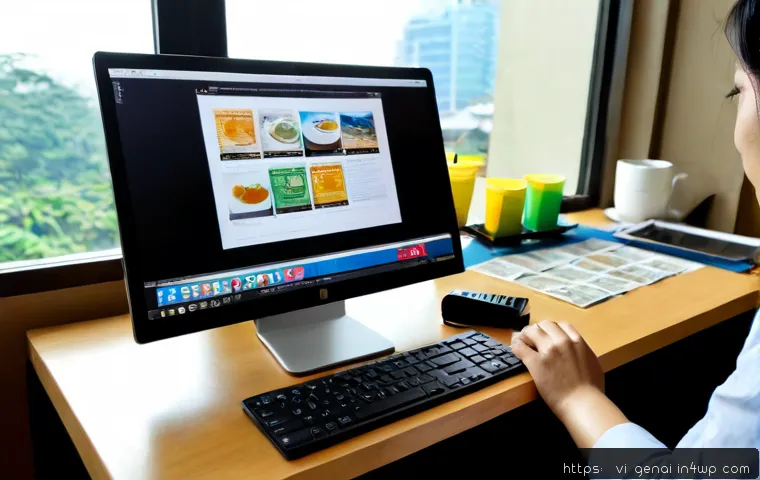 Home 17 AI 생성 콘텐츠의 품질 기준 - Photorealistic Vietnamese content editor at a clean modern desk in Ho Chi Minh City, carefully revie...